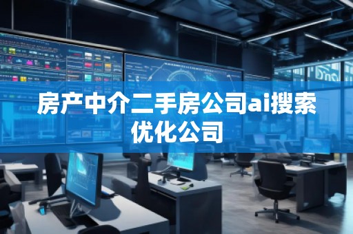 房产中介二手房公司ai搜索优化公司