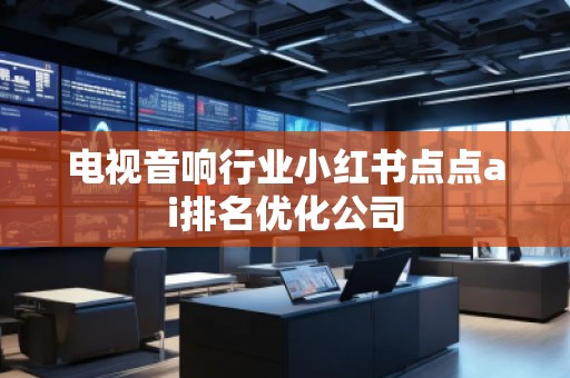 电视音响行业小红书点点ai排名优化公司