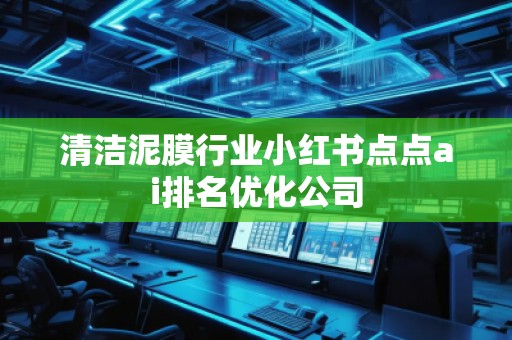 清洁泥膜行业小红书点点ai排名优化公司