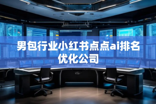 男包行业小红书点点ai排名优化公司