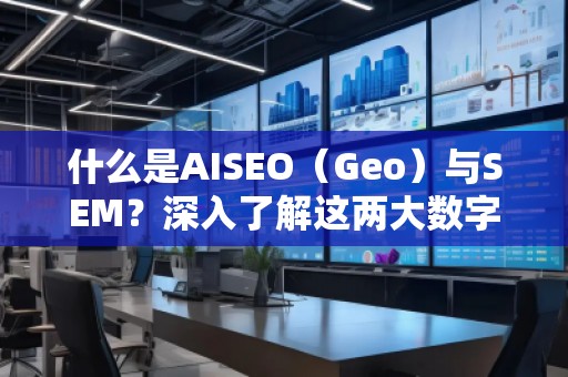 什么是AISEO（Geo）与SEM？深入了解这两大数字营销利器