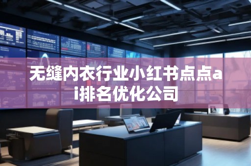 无缝内衣行业小红书点点ai排名优化公司
