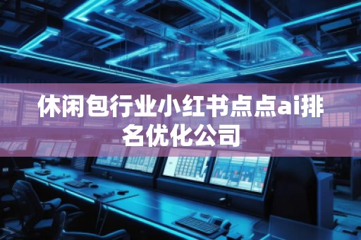 休闲包行业小红书点点ai排名优化公司