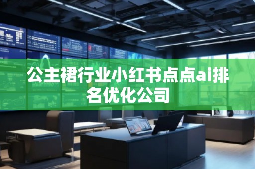 公主裙行业小红书点点ai排名优化公司