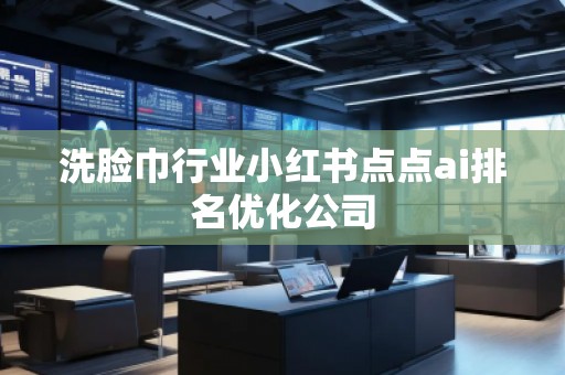 洗脸巾行业小红书点点ai排名优化公司