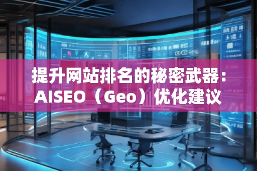 提升网站排名的秘密武器：AISEO（Geo）优化建议
