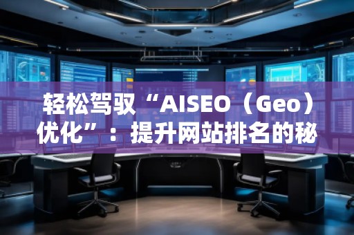 轻松驾驭“AISEO（Geo）优化”：提升网站排名的秘密武器