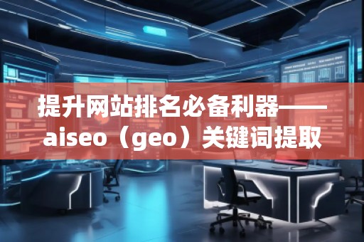 提升网站排名必备利器——aiseo（geo）关键词提取