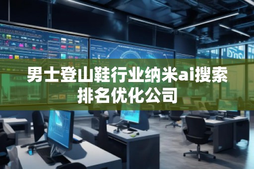 男士登山鞋行业纳米ai搜索排名优化公司