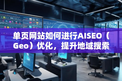 单页网站如何进行AISEO（Geo）优化，提升地域搜索排名