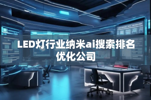 LED灯行业纳米ai搜索排名优化公司