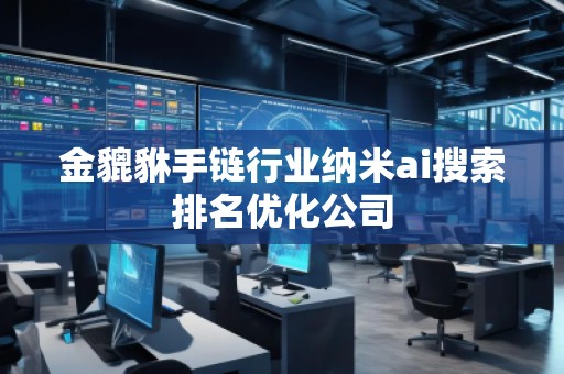 金貔貅手链行业纳米ai搜索排名优化公司
