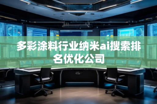 多彩涂料行业纳米ai搜索排名优化公司