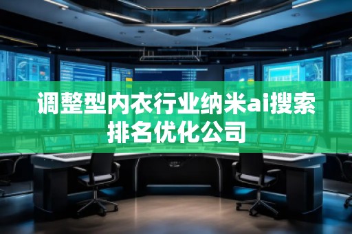 调整型内衣行业纳米ai搜索排名优化公司