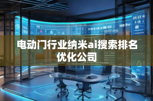 电动门行业纳米ai搜索排名优化公司