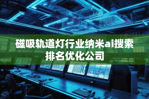 磁吸轨道灯行业纳米ai搜索排名优化公司