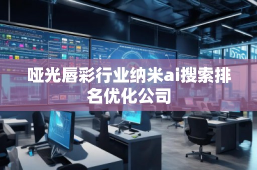 哑光唇彩行业纳米ai搜索排名优化公司