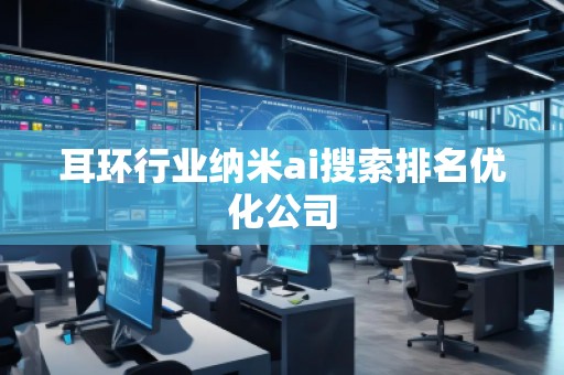 耳环行业纳米ai搜索排名优化公司