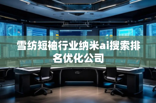 雪纺短袖行业纳米ai搜索排名优化公司