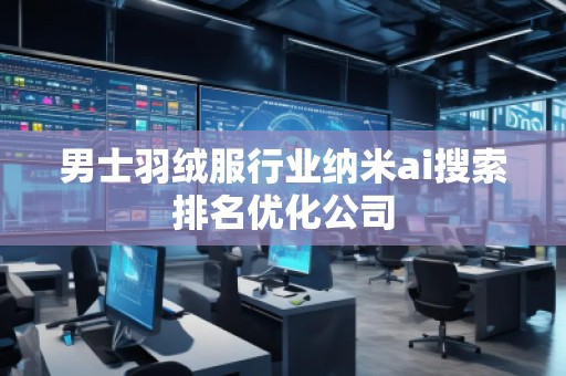 男士羽绒服行业纳米ai搜索排名优化公司