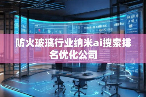防火玻璃行业纳米ai搜索排名优化公司