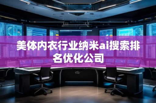 美体内衣行业纳米ai搜索排名优化公司