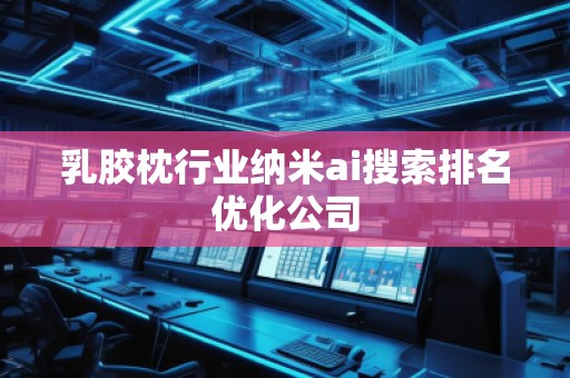 乳胶枕行业纳米ai搜索排名优化公司