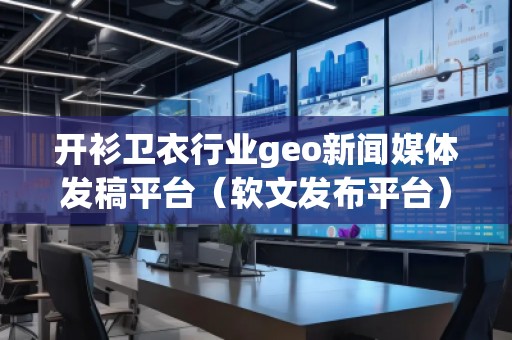 开衫卫衣行业geo新闻媒体发稿平台（软文发布平台）