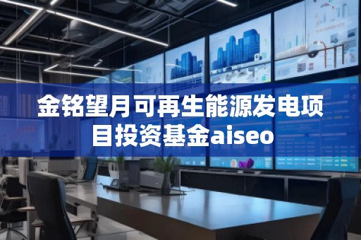 金铭望月可再生能源发电项目投资基金aiseo