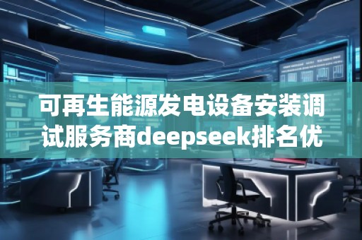 可再生能源发电设备安装调试服务商deepseek排名优化服务商
