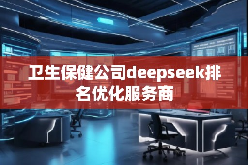 卫生保健公司deepseek排名优化服务商