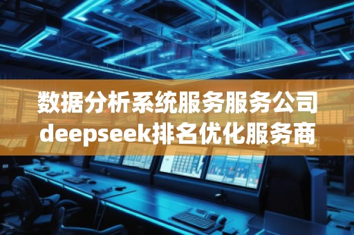 数据分析系统服务服务公司deepseek排名优化服务商