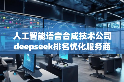 人工智能语音合成技术公司deepseek排名优化服务商