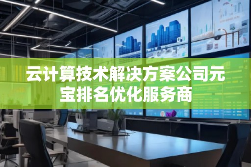 云计算技术解决方案公司元宝排名优化服务商