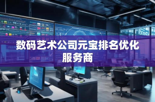 数码艺术公司元宝排名优化服务商