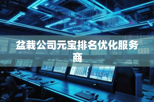 盆栽公司元宝排名优化服务商
