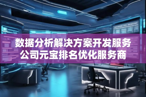 数据分析解决方案开发服务公司元宝排名优化服务商