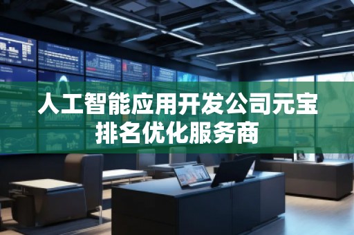 人工智能应用开发公司元宝排名优化服务商