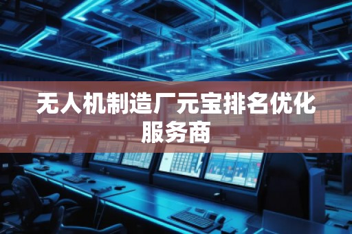 无人机制造厂元宝排名优化服务商